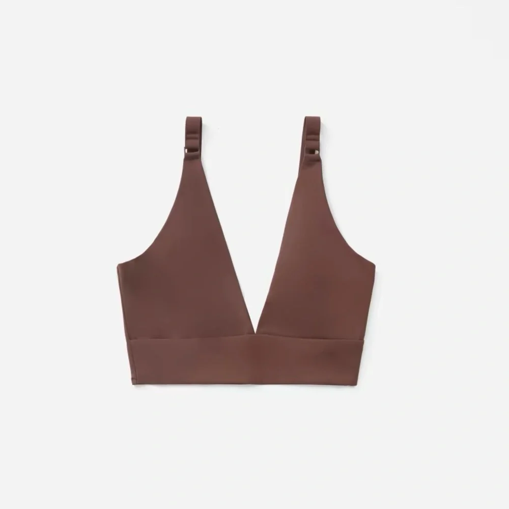 Everlane Renew Bra XS Tan Neutral Minimal Bralette NWT Soft Lounge